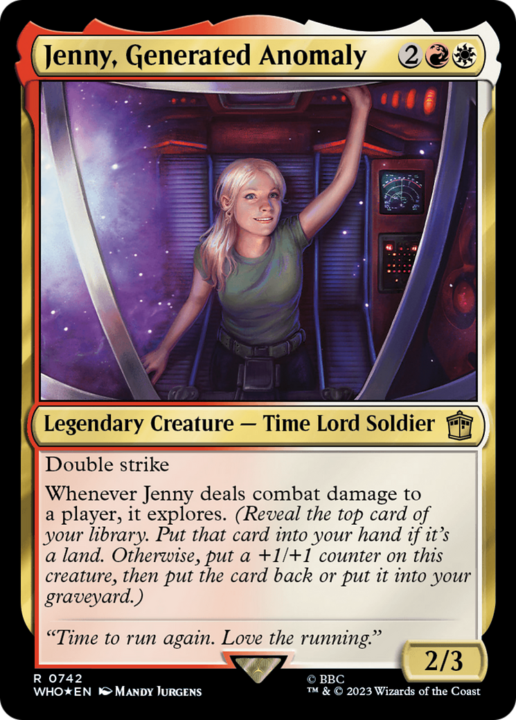 Jenny, Generated Anomaly (Surge Foil) [Doctor Who] | Rook's Games and More