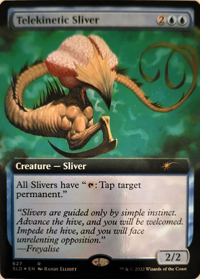 Telekinetic Sliver (Extended Art) [Secret Lair Drop Promos] | Rook's Games and More