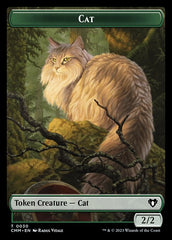 Eldrazi // Cat (0030) Double-Sided Token [Commander Masters Tokens] | Rook's Games and More