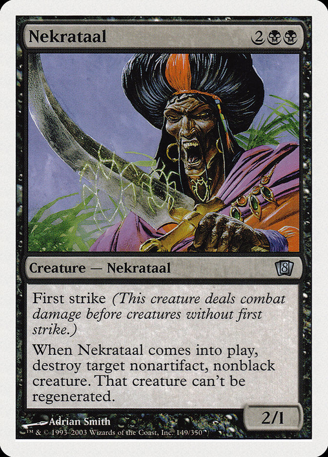 Nekrataal (8th Edition) [Oversize Cards] | Rook's Games and More