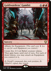 Goldwardens' Gambit [Phyrexia: All Will Be One Commander] | Rook's Games and More