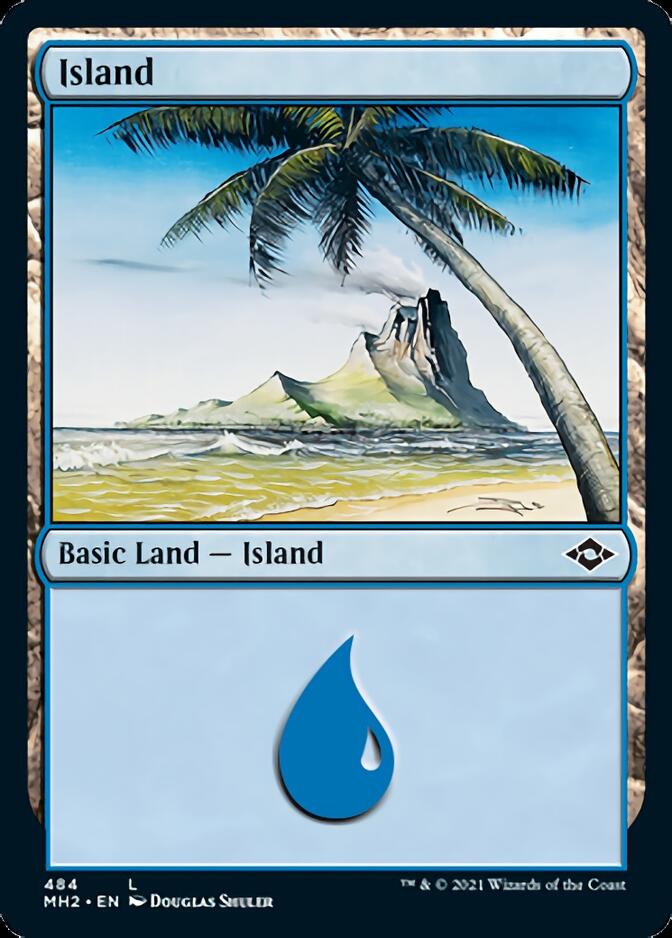 Island (484) (Foil Etched) [Modern Horizons 2] | Rook's Games and More