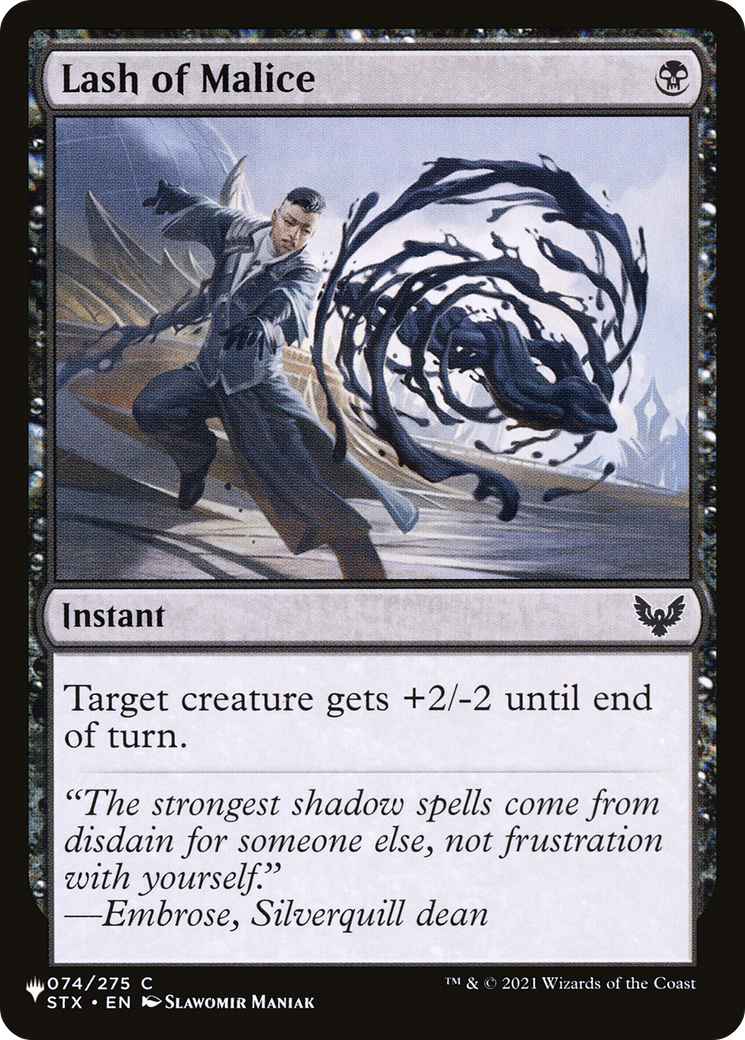 Lash of Malice [The List] | Rook's Games and More