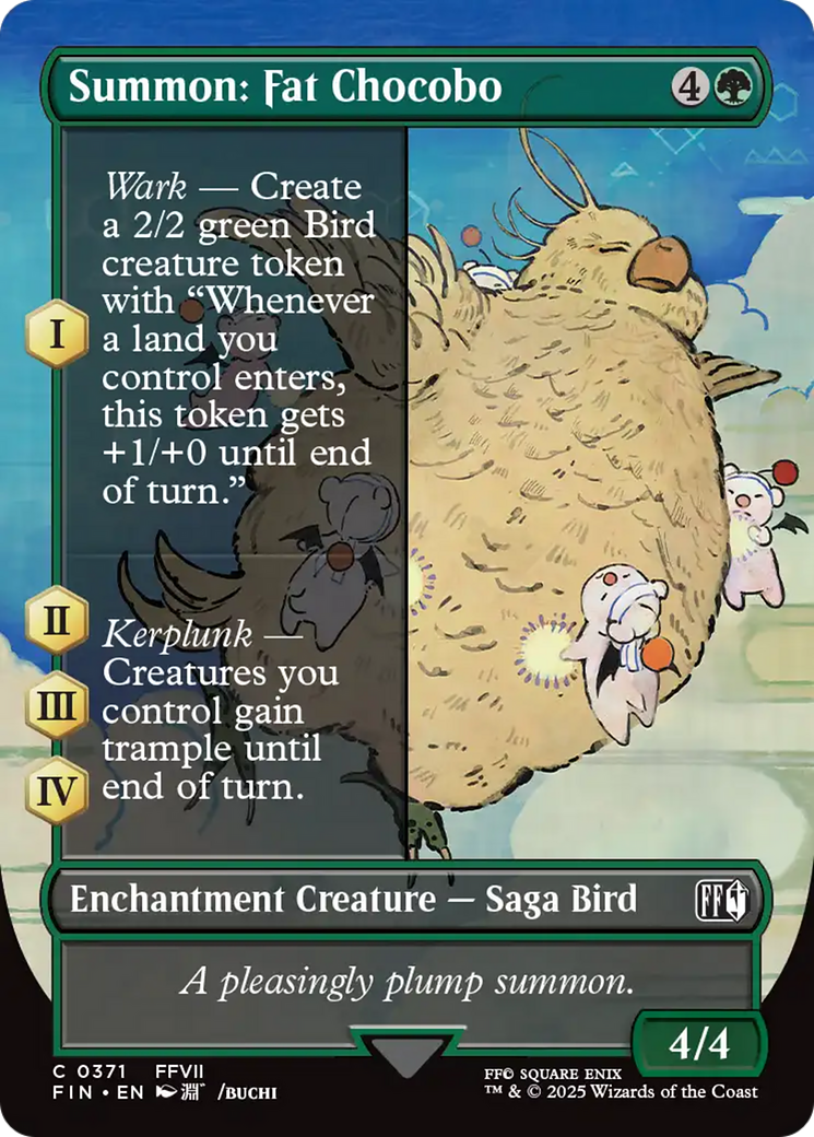 Summon: Fat Chocobo (Borderless) [FINAL FANTASY] | Rook's Games and More