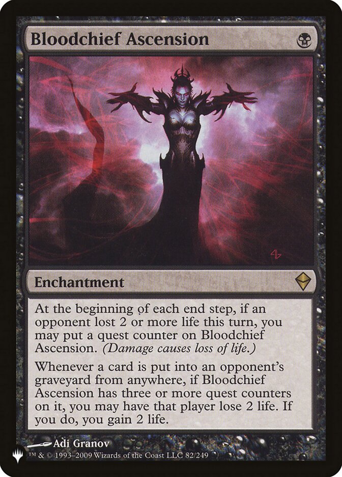 Bloodchief Ascension [The List] | Rook's Games and More