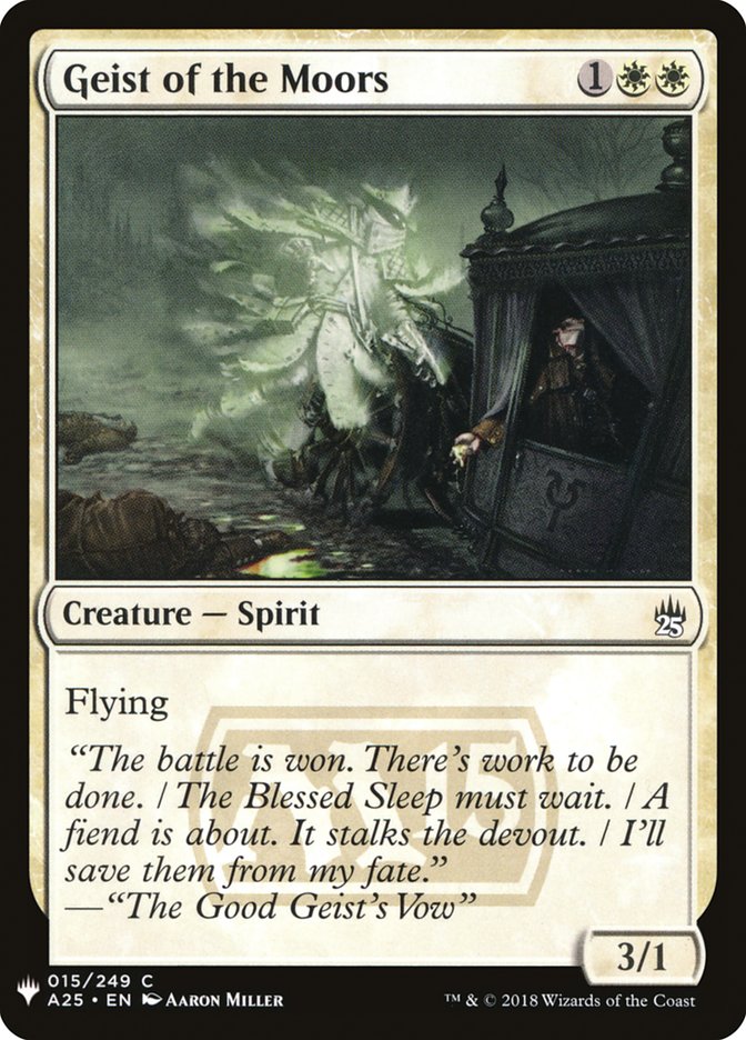 Geist of the Moors [Mystery Booster] | Rook's Games and More