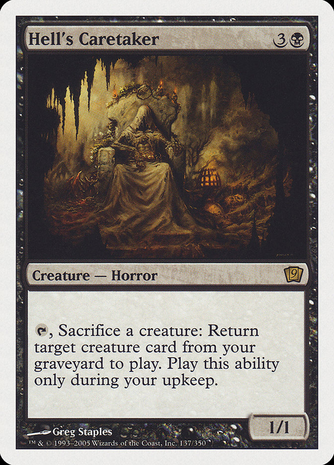 Hell's Caretaker (9th Edition) [Oversize Cards] | Rook's Games and More