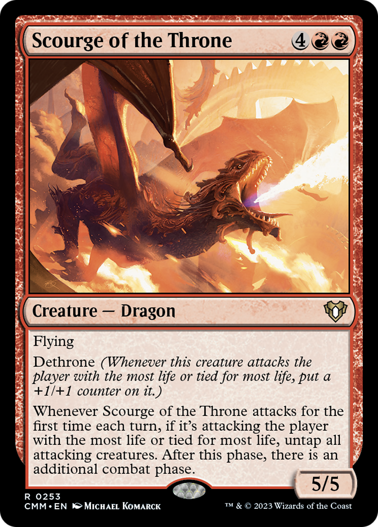 Scourge of the Throne [Commander Masters] | Rook's Games and More