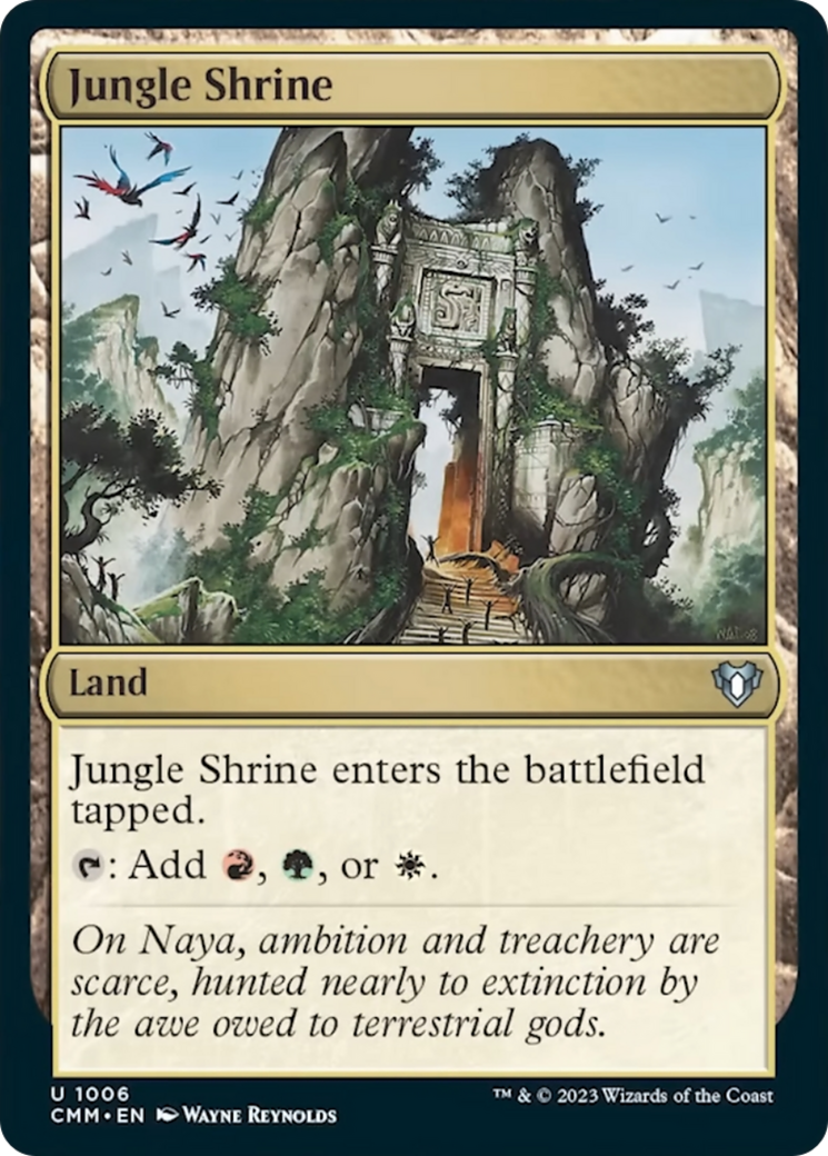 Jungle Shrine [Commander Masters] | Rook's Games and More