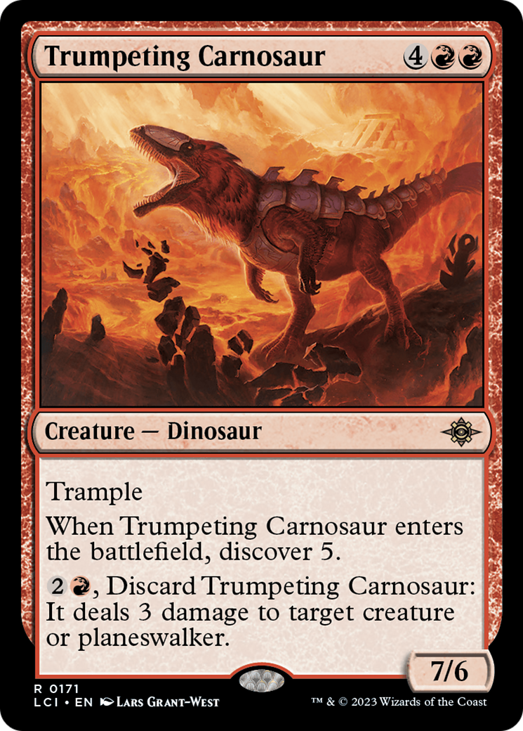 Trumpeting Carnosaur [The Lost Caverns of Ixalan] | Rook's Games and More