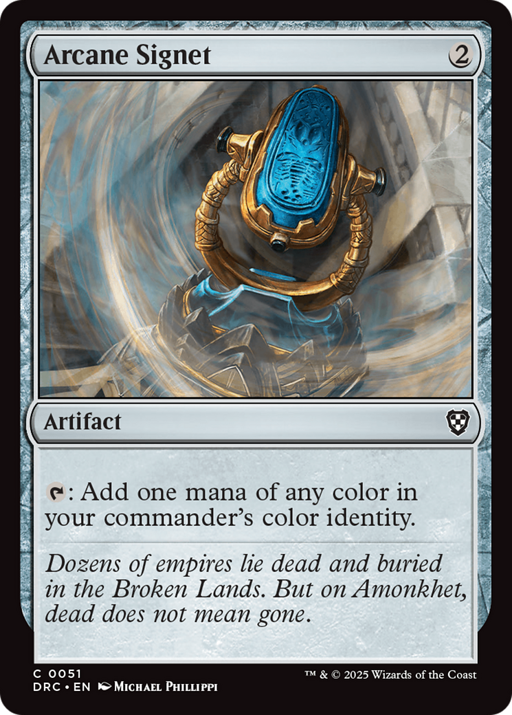 Arcane Signet [Aetherdrift Commander] | Rook's Games and More