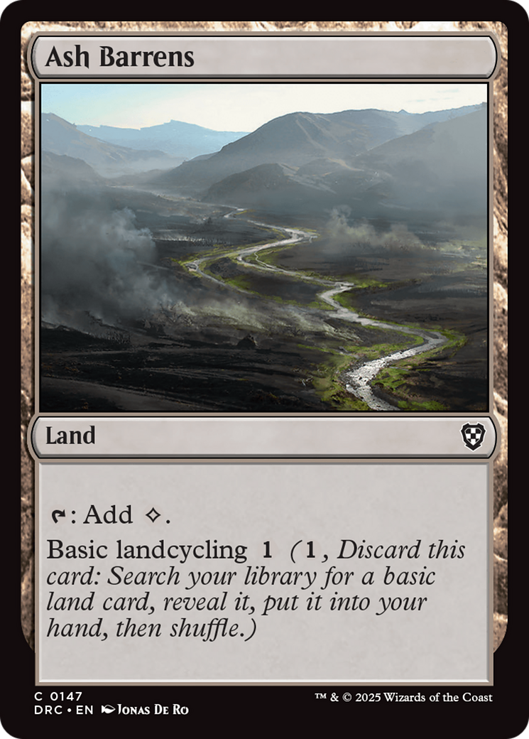 Ash Barrens [Aetherdrift Commander] | Rook's Games and More