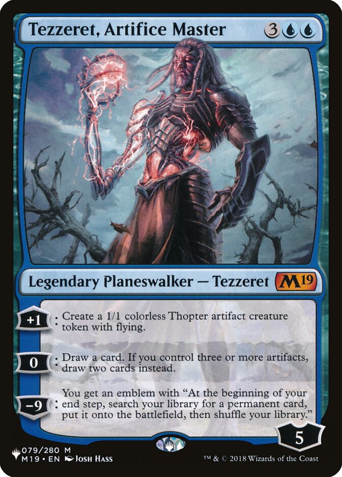 Tezzeret, Artifice Master [The List] | Rook's Games and More