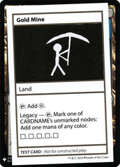 Gold Mine [Mystery Booster Playtest Cards]