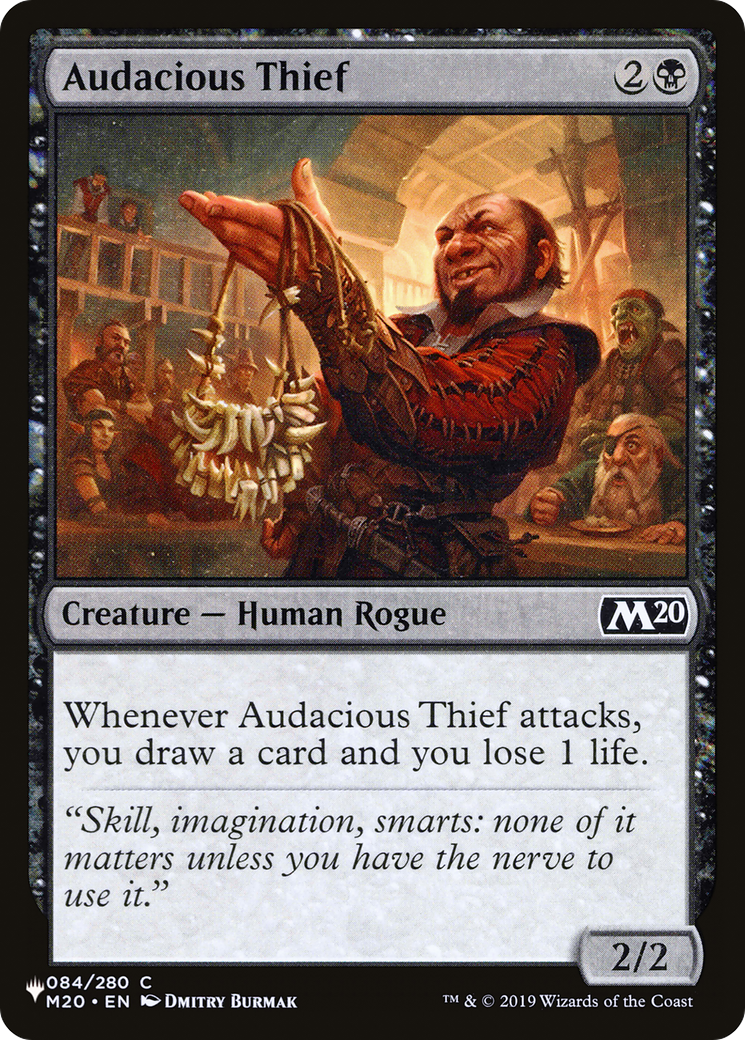 Audacious Thief [The List Reprints] | Rook's Games and More