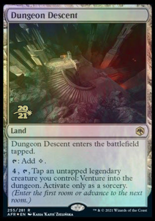 Dungeon Descent [Dungeons & Dragons: Adventures in the Forgotten Realms Prerelease Promos] | Rook's Games and More