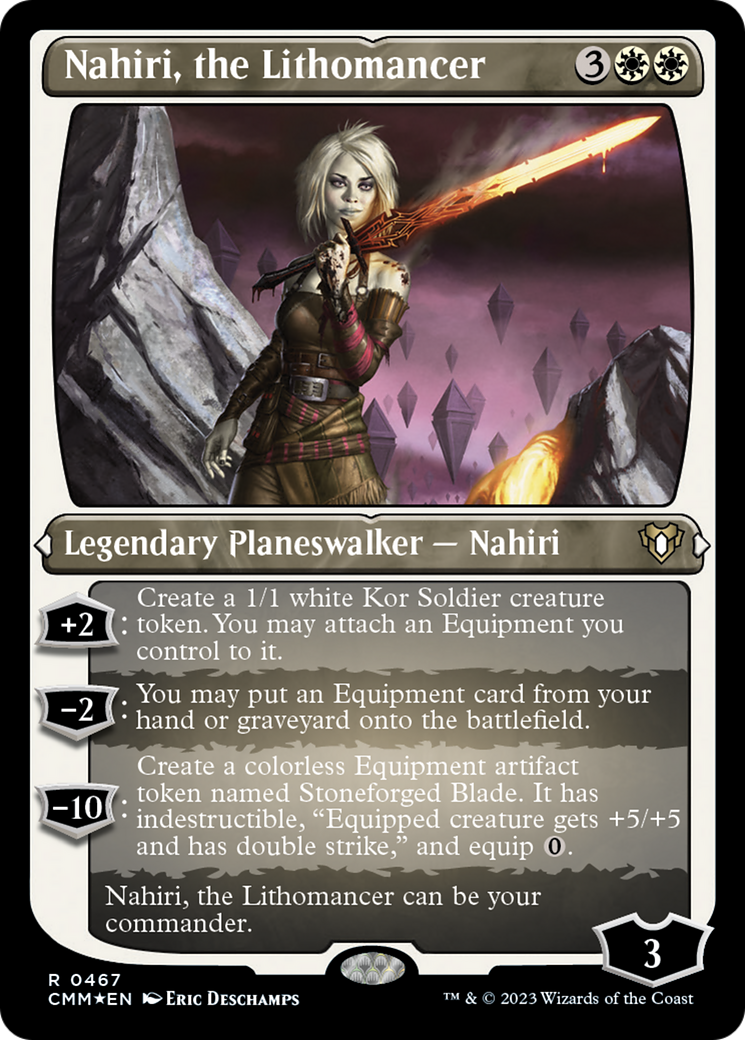 Nahiri, the Lithomancer (Foil Etched) [Commander Masters] | Rook's Games and More