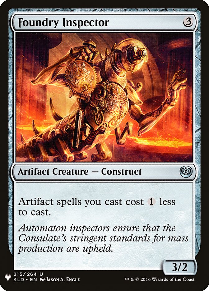 Foundry Inspector [Mystery Booster] | Rook's Games and More
