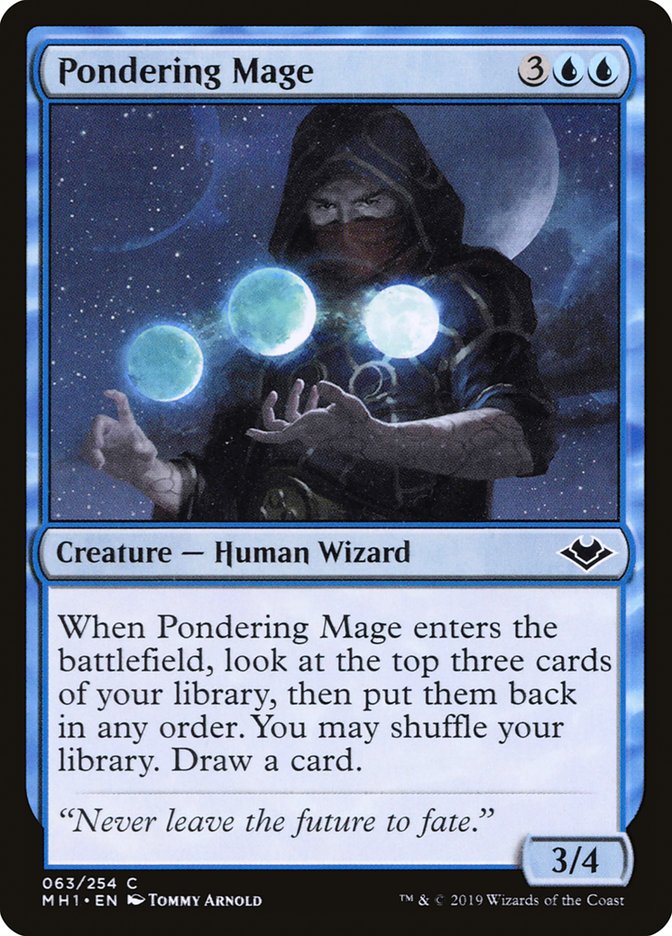 Pondering Mage [Modern Horizons] | Rook's Games and More