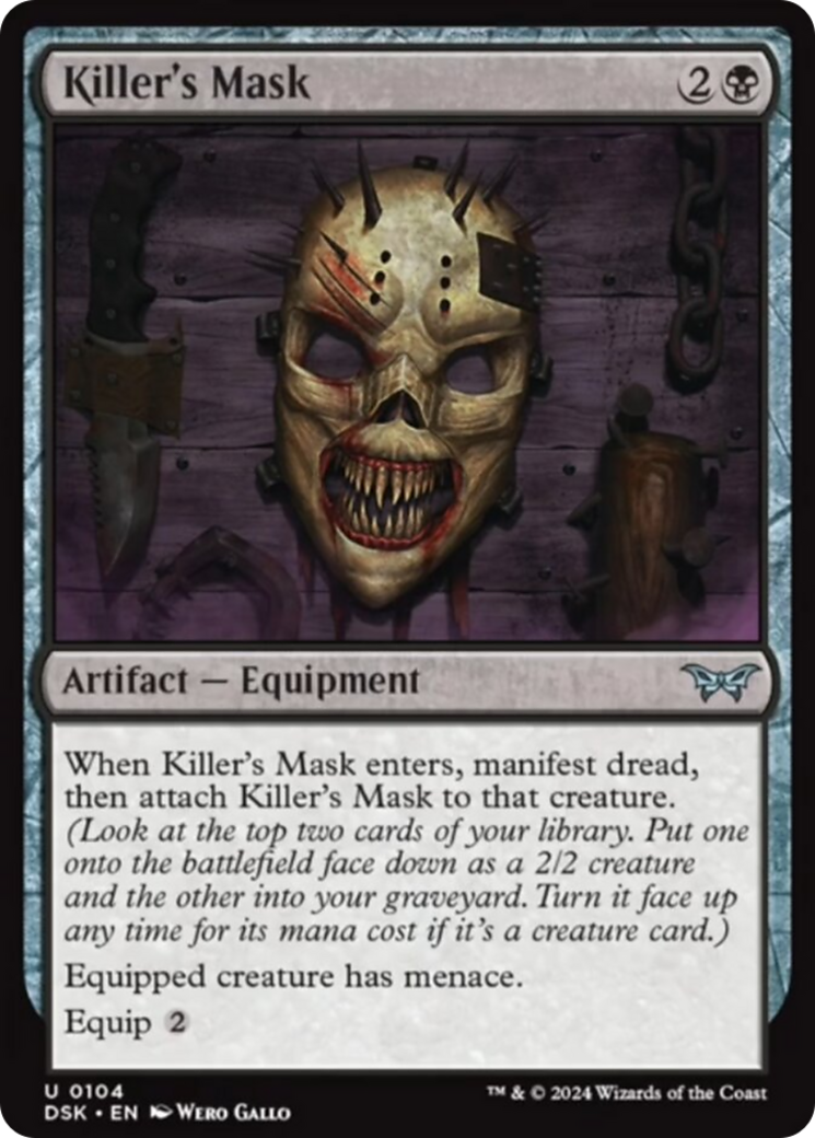 Killer's Mask [Duskmourn: House of Horror] | Rook's Games and More