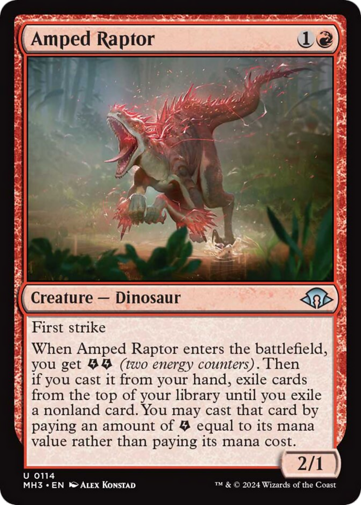 Amped Raptor [Modern Horizons 3] | Rook's Games and More