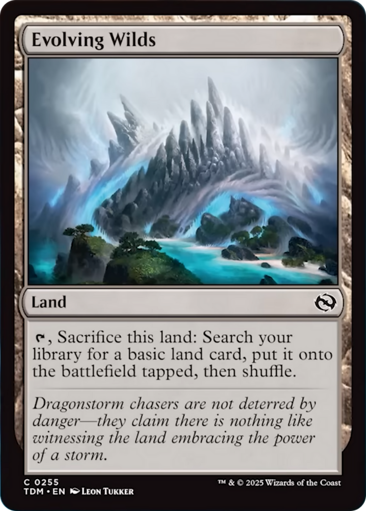 Evolving Wilds [Tarkir: Dragonstorm] | Rook's Games and More