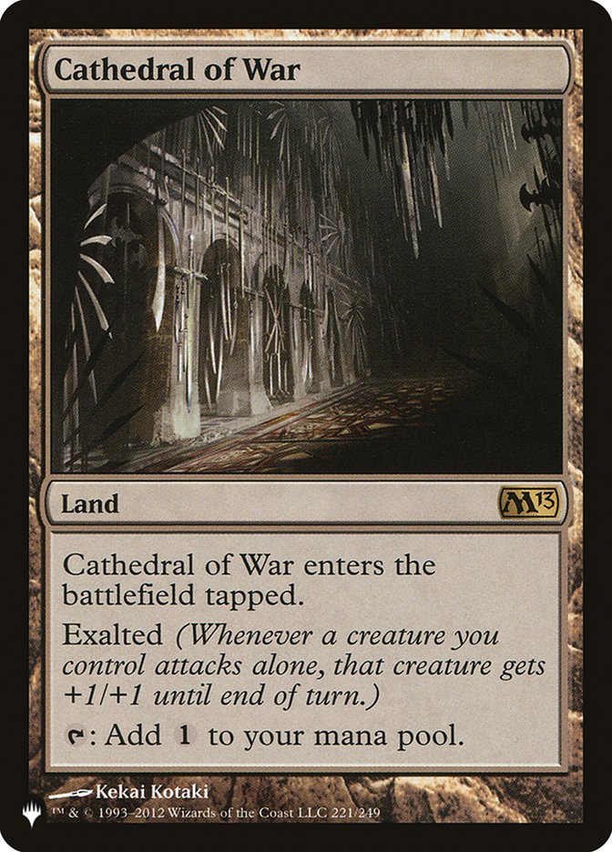 Cathedral of War [The List] | Rook's Games and More