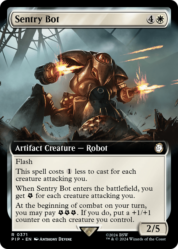 Sentry Bot (Extended Art) [Fallout] | Rook's Games and More