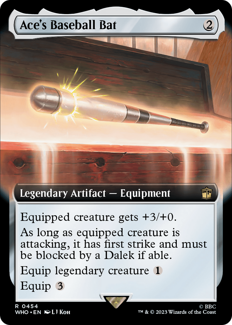 Ace's Baseball Bat (Extended Art) [Doctor Who] | Rook's Games and More