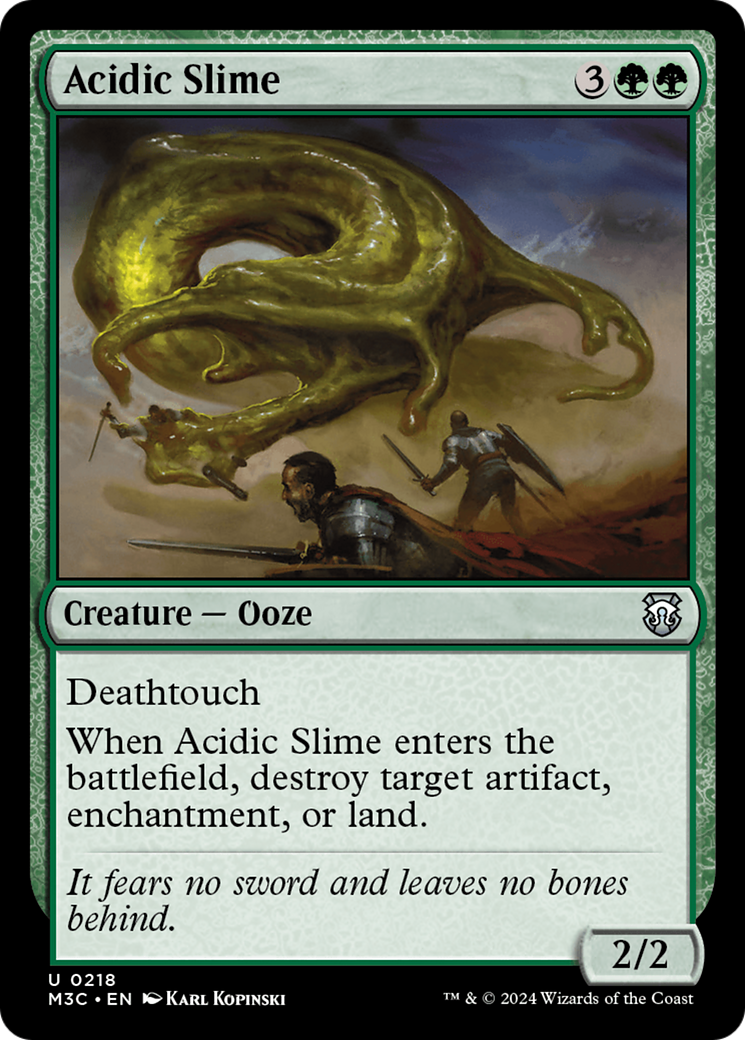 Acidic Slime (Ripple Foil) [Modern Horizons 3 Commander] | Rook's Games and More