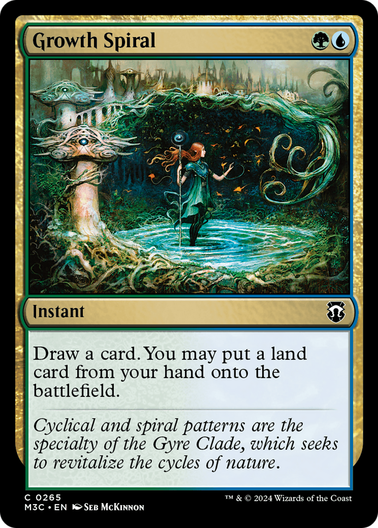 Growth Spiral (Ripple Foil) [Modern Horizons 3 Commander] | Rook's Games and More