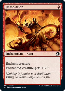 Immolation [Innistrad: Midnight Hunt] | Rook's Games and More