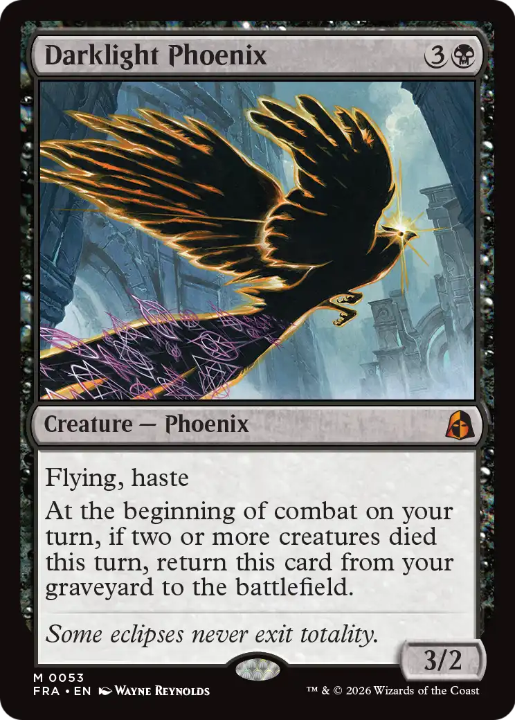 Darklight Phoenix [Reality Fracture] | Rook's Games and More
