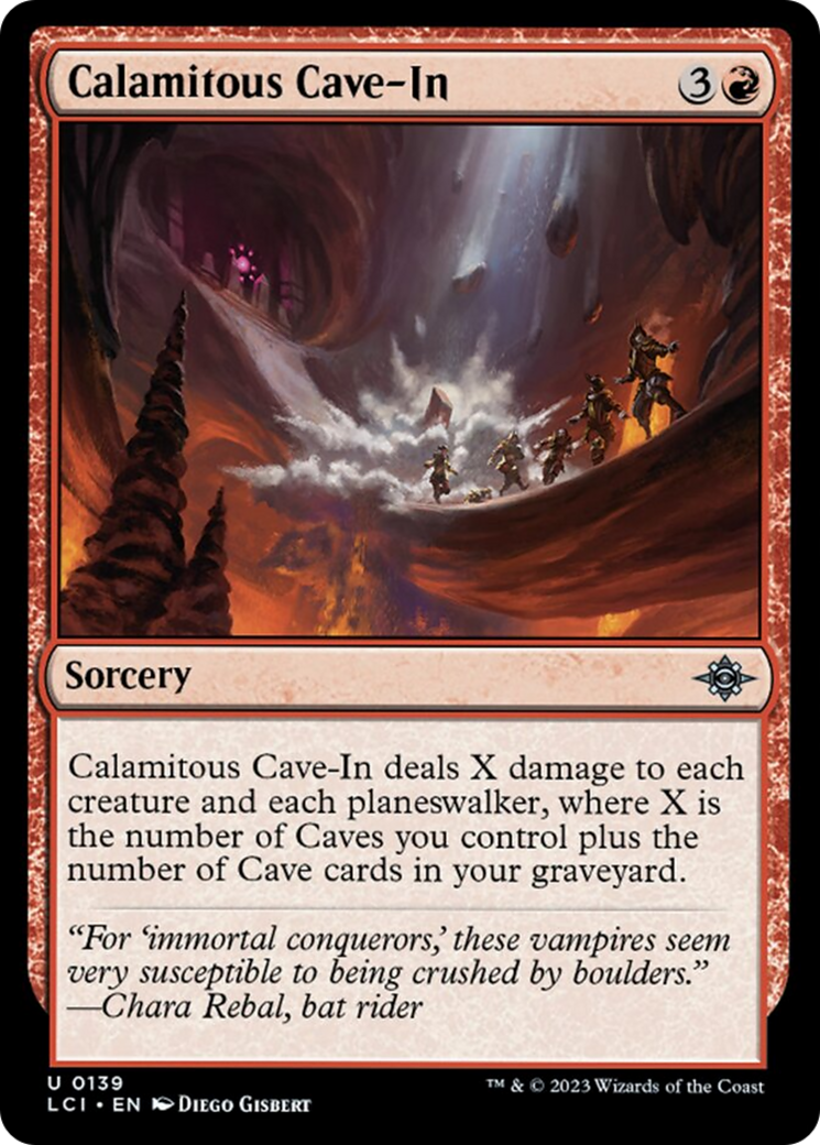 Calamitous Cave-In [The Lost Caverns of Ixalan] | Rook's Games and More