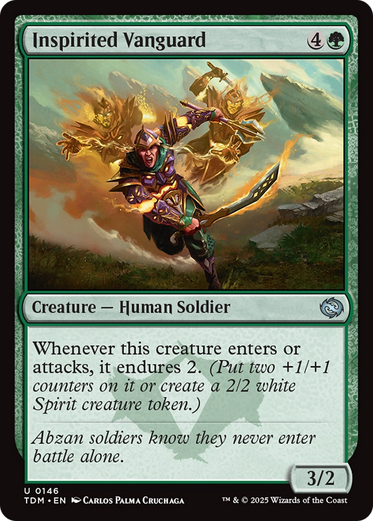 Inspirited Vanguard [Tarkir: Dragonstorm] | Rook's Games and More