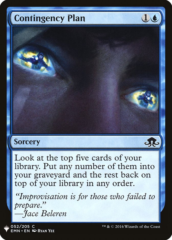 Contingency Plan [Mystery Booster] | Rook's Games and More