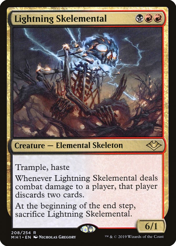 Lightning Skelemental [Modern Horizons] | Rook's Games and More