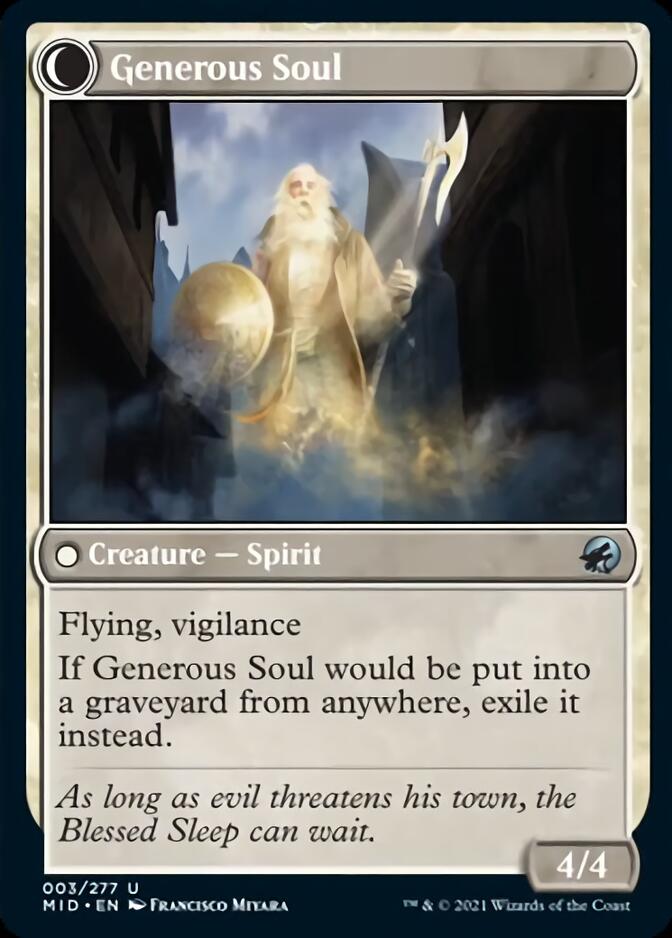 Beloved Beggar // Generous Soul [Innistrad: Midnight Hunt] | Rook's Games and More