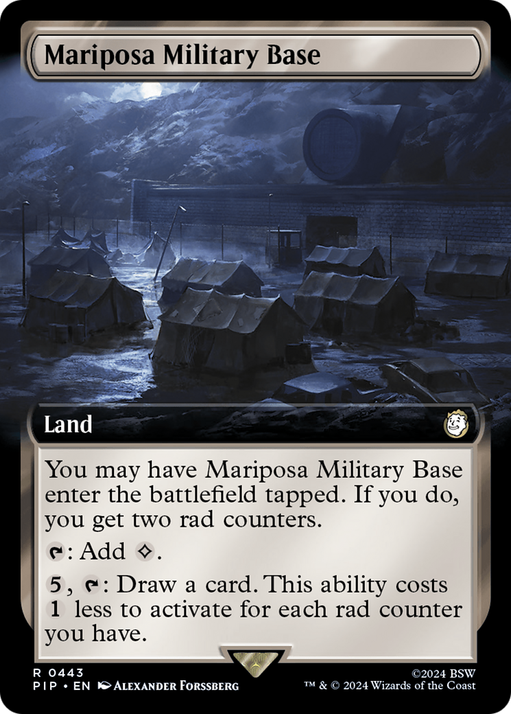 Mariposa Military Base (Extended Art) [Fallout] | Rook's Games and More