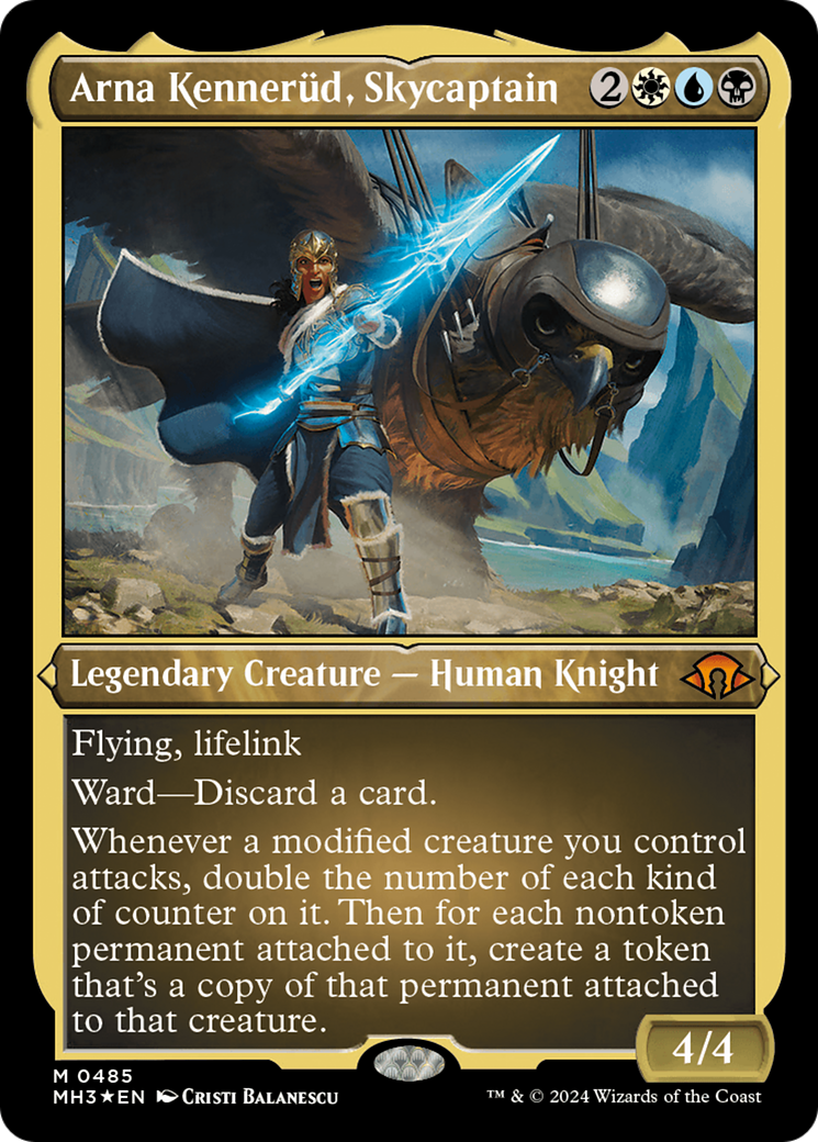 Arna Kennerud, Skycaptain (Foil Etched) [Modern Horizons 3] | Rook's Games and More