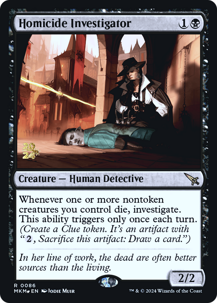 Homicide Investigator [Murders at Karlov Manor Prerelease Promos] | Rook's Games and More