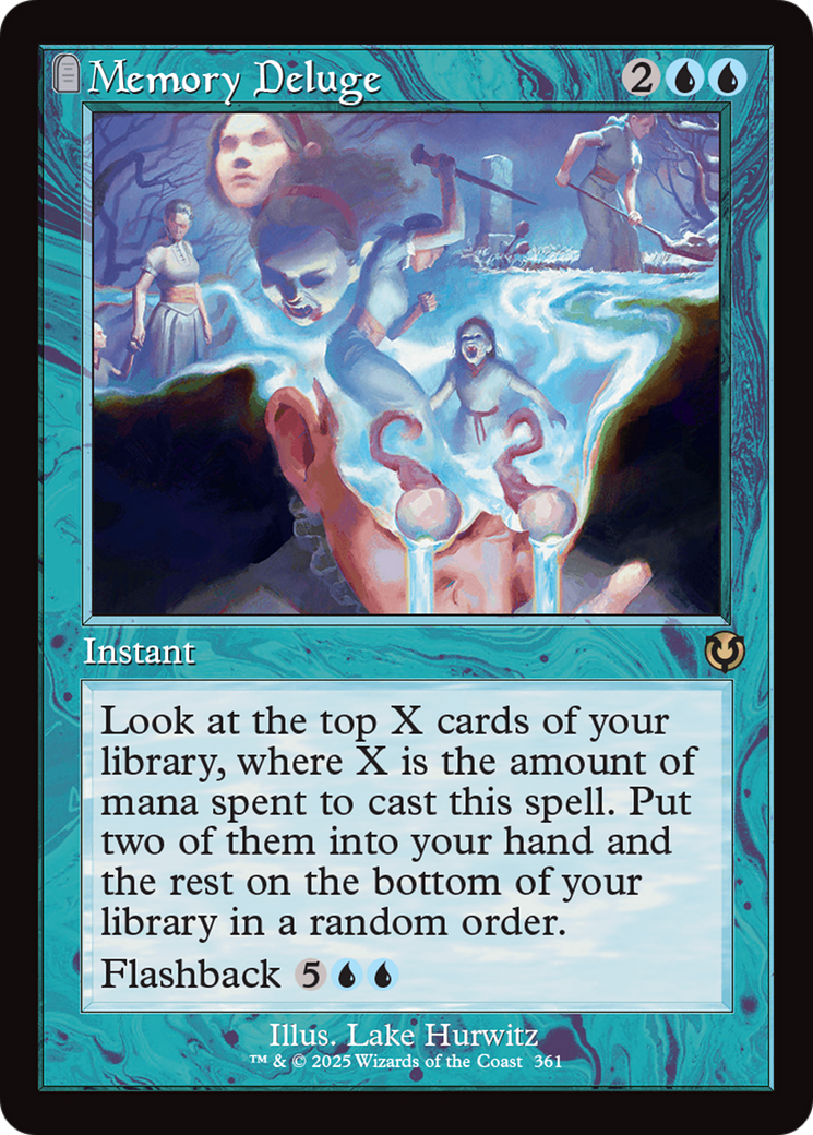 Memory Deluge (Retro Frame) [Innistrad Remastered] | Rook's Games and More