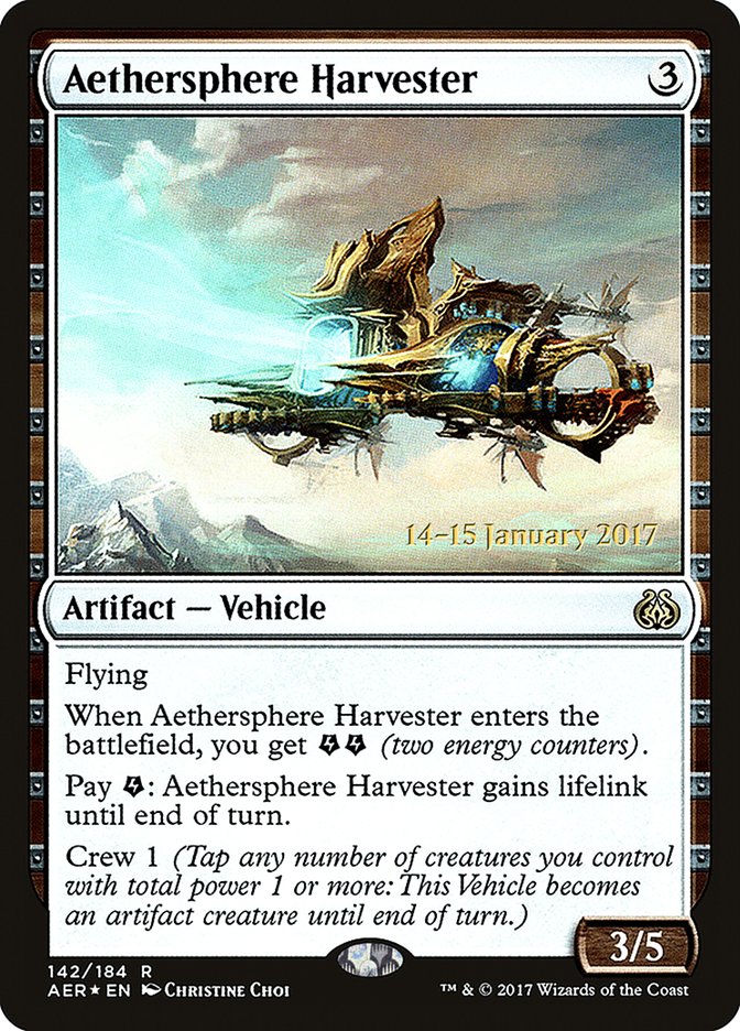 Aethersphere Harvester [Aether Revolt Prerelease Promos] | Rook's Games and More