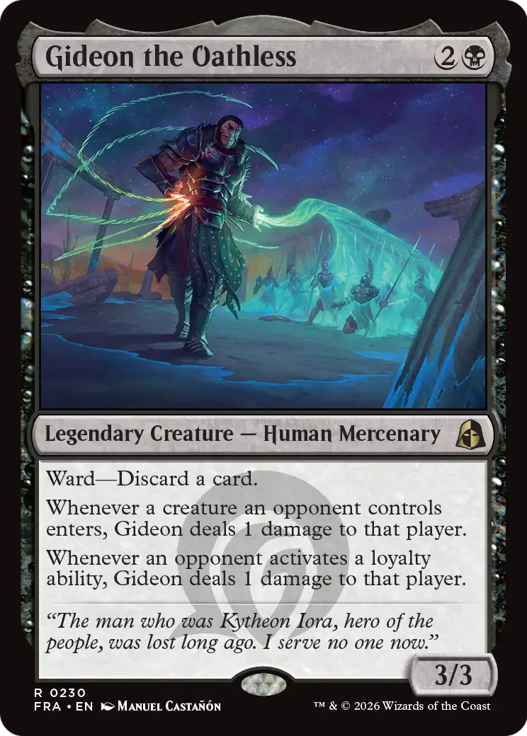 Gideon the Oathless [Reality Fracture] | Rook's Games and More