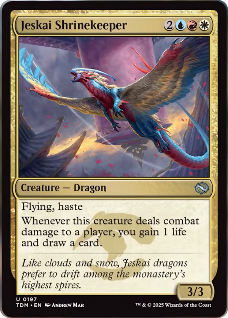 Jeskai Shrinekeeper [Tarkir: Dragonstorm] | Rook's Games and More
