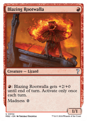 Blazing Rootwalla (White Border) [Mystery Booster 2] | Rook's Games and More