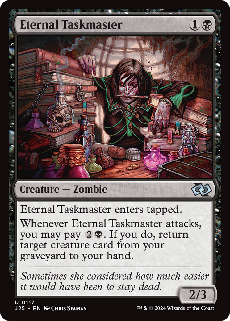 Eternal Taskmaster [Foundations Jumpstart] | Rook's Games and More