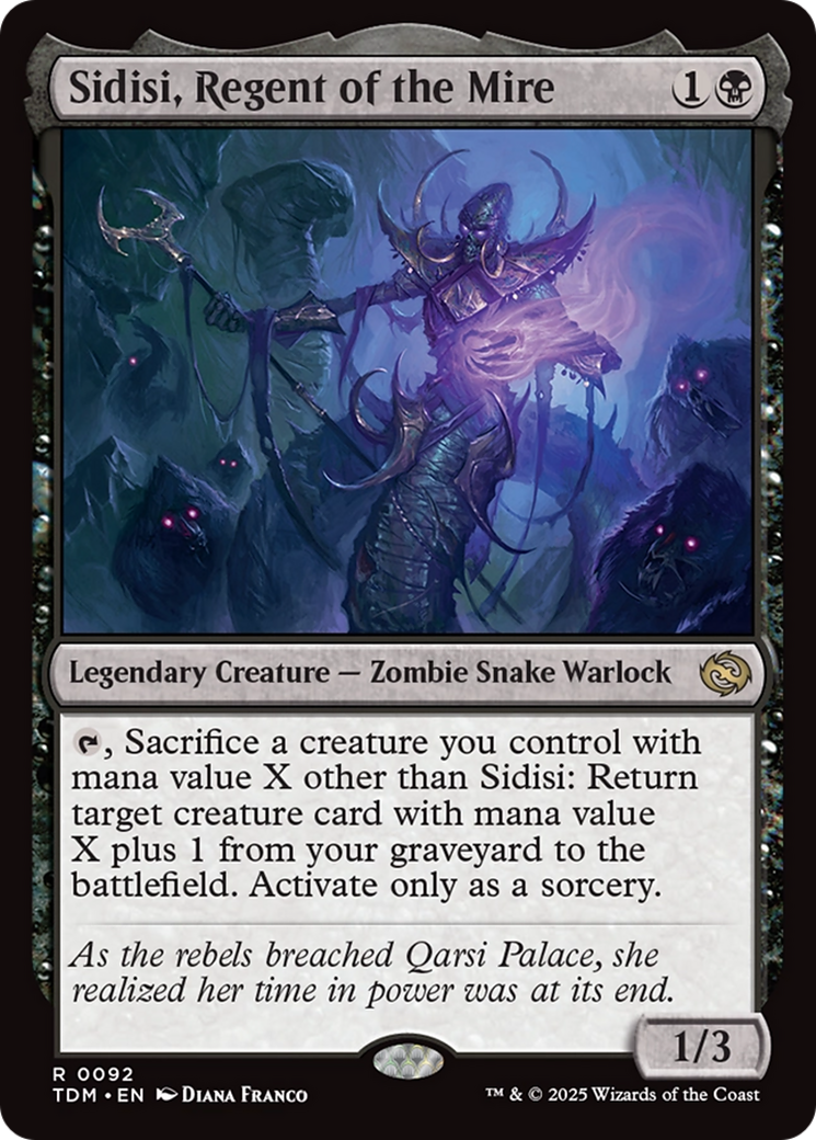 Sidisi, Regent of the Mire [Tarkir: Dragonstorm] | Rook's Games and More