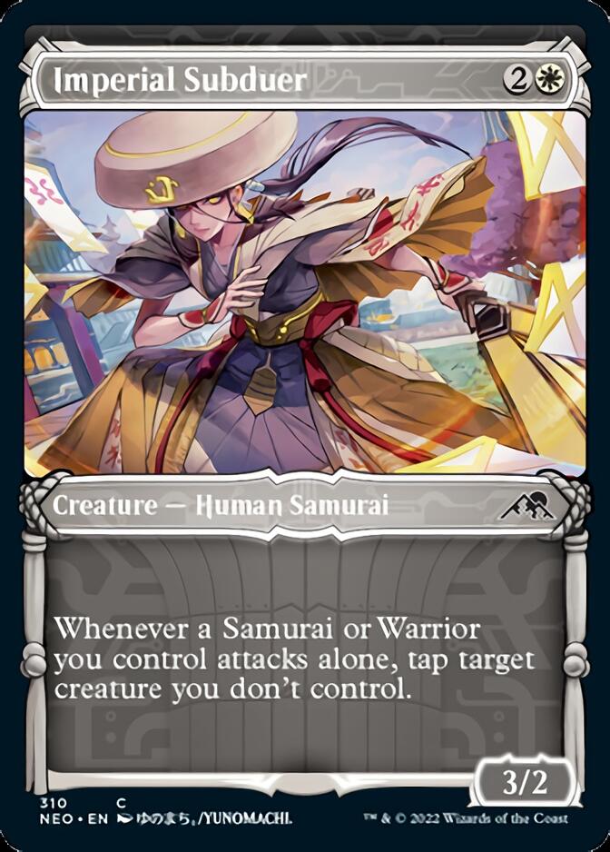 Imperial Subduer (Showcase Samurai) [Kamigawa: Neon Dynasty] | Rook's Games and More