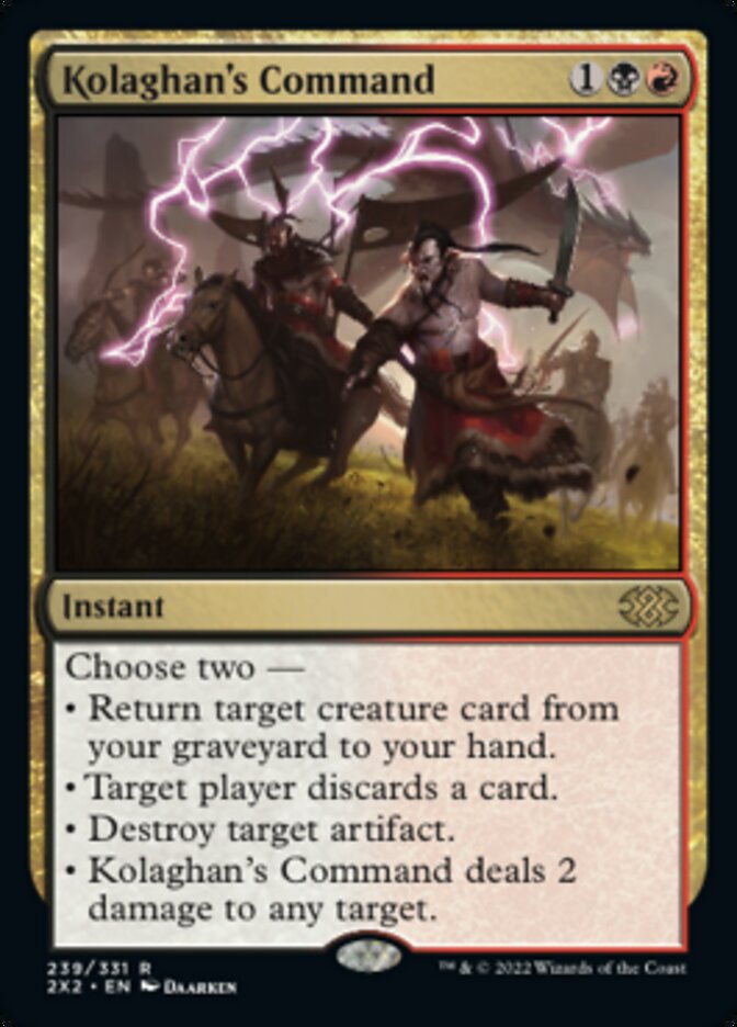 Kolaghan's Command [Double Masters 2022] | Rook's Games and More